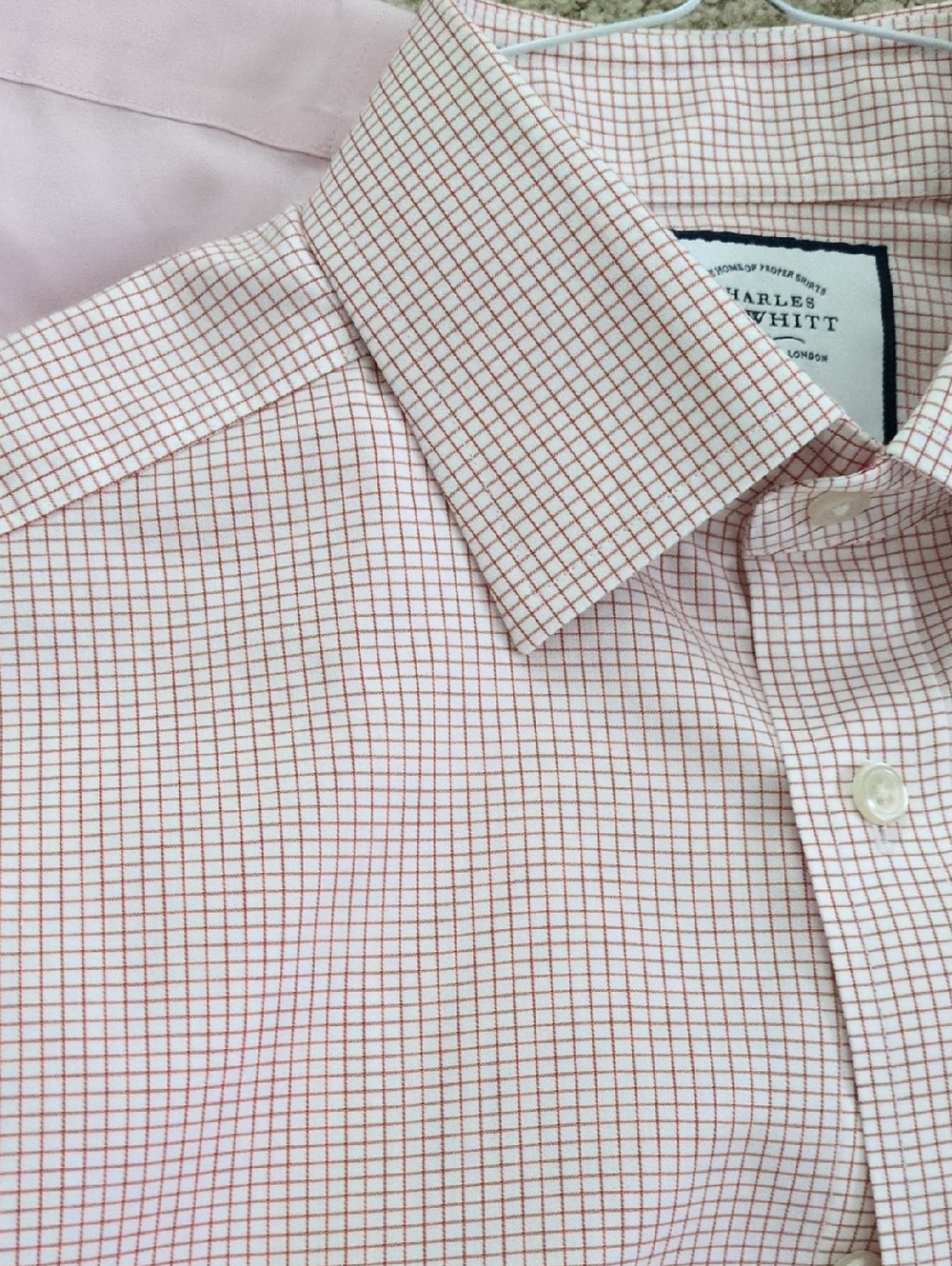 LOT Of Six 6 Charles Tyrwhitt Slim Fit Non Iron Dress Shirts 15/34 - Picture 7 of 9